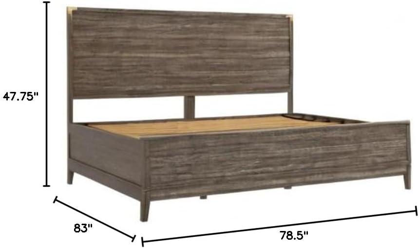 image:imagePlankBeam Contempo Wood Nightstand with 1 Drawer Wooden Side Table for Bedroom Storage Bedside End Table ClayClay