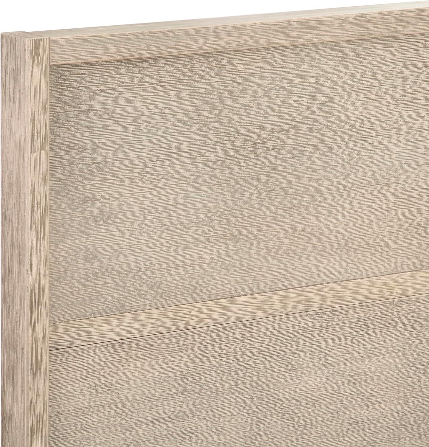 image:imagePlankBeam Contempo Wood Nightstand with 1 Drawer Wooden Side Table for Bedroom Storage Bedside End Table ClaySeashell Wirebrush