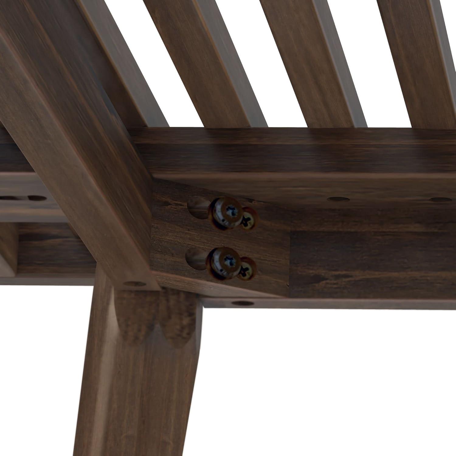 image:imagePlankBeam Entryway Bench Wooden End of Bed Bench for Bedroom MidCentury Modern Square Bench for Hallway Living Room Indoor Porch 4125 WalnutWalnut