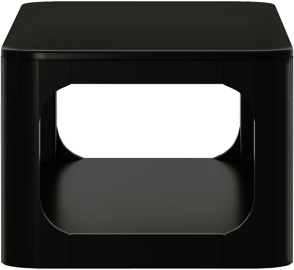 image:imagePlankBeam Forma Coffee Table 54 Inch Modern Coffee Table with Shelf Contemporary Center Table with Storage Space Rectangle Tea Table with Storage WalnutBlack