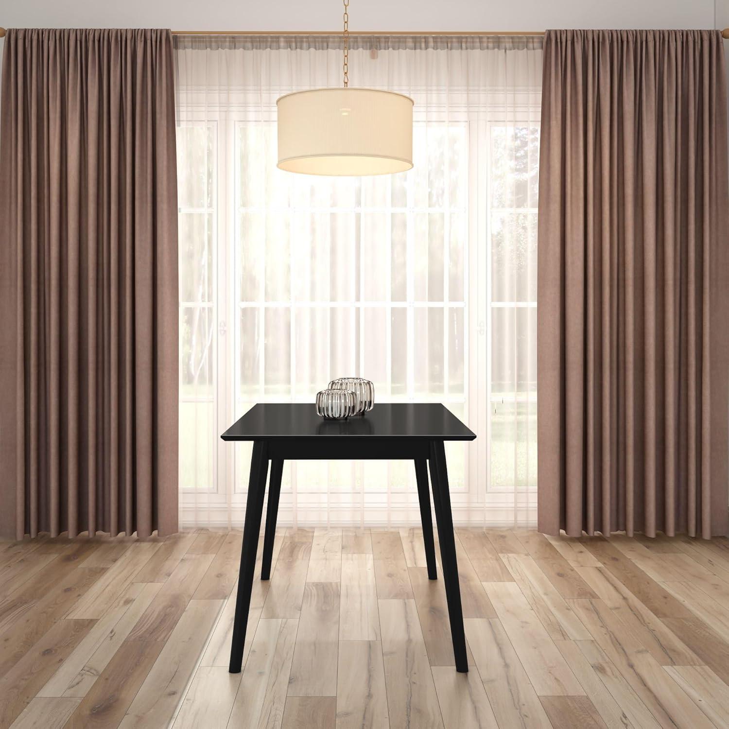 image:imagePlankBeam Mid Century Modern Dining Bench Black 59 Inch 2000314000170Black