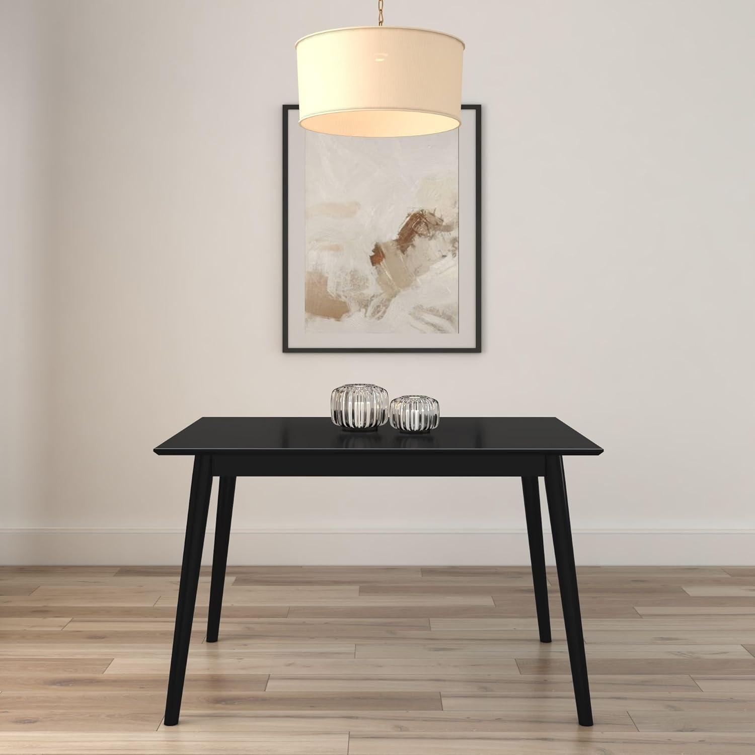 image:imagePlankBeam Mid Century Modern Dining Bench Black 59 Inch 2000314000170Black