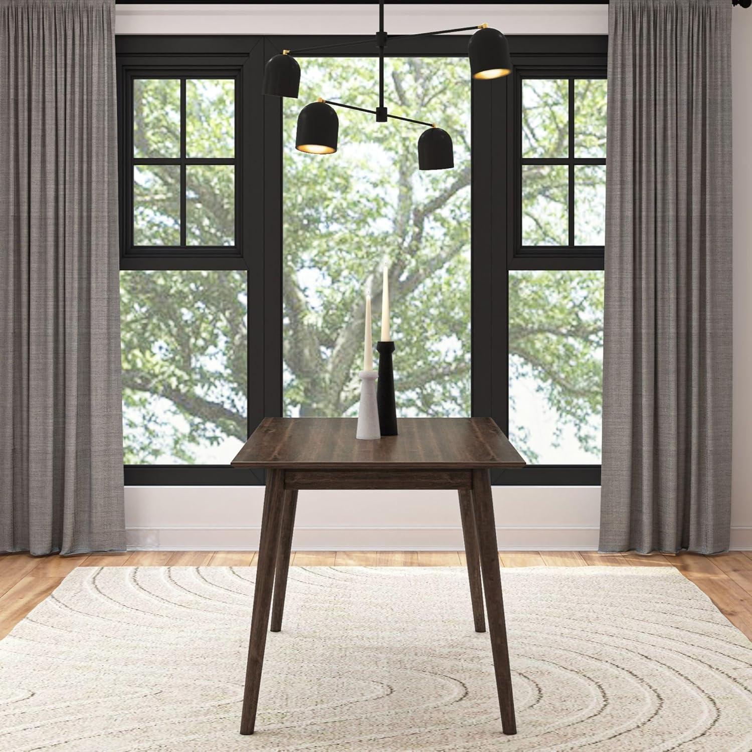 image:imagePlankBeam Mid Century Modern Dining Bench Black 59 Inch 2000314000170Walnut