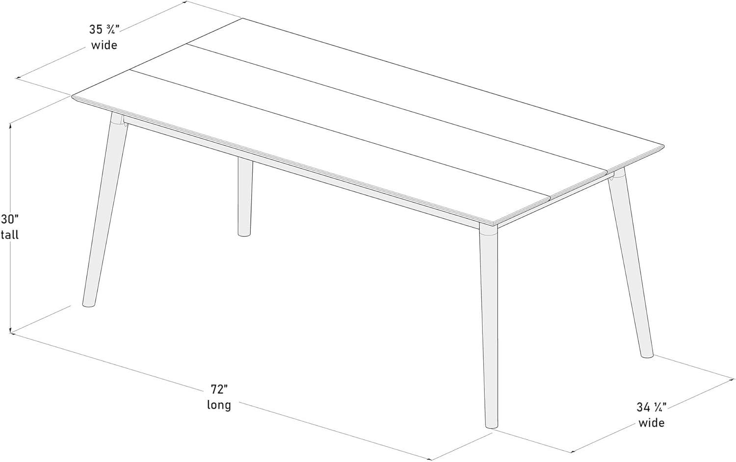 image:imagePlankBeam Mid Century Modern Dining Bench Black 59 Inch 2000314000170Walnut