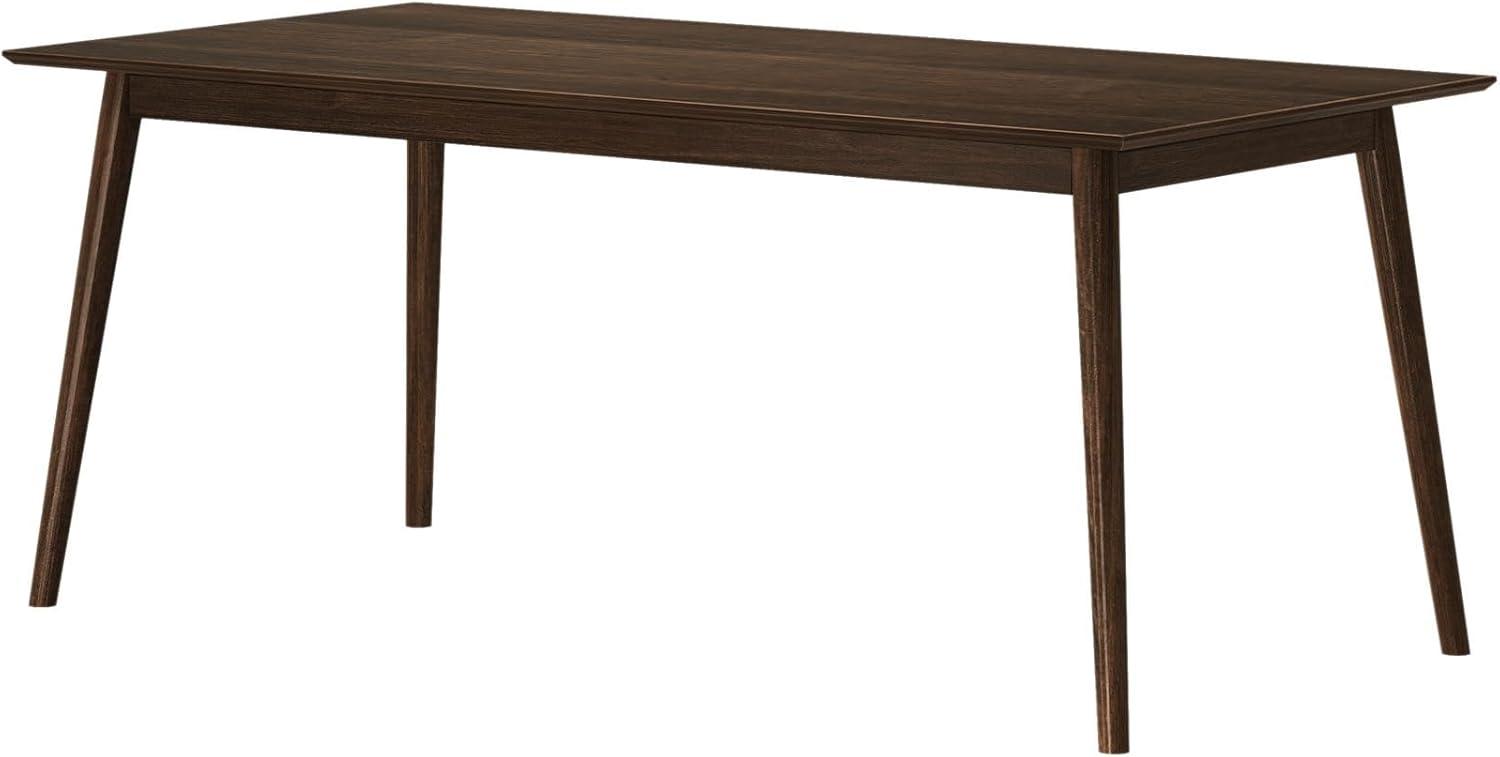 image:imagePlankBeam Mid Century Modern Dining Bench Black 59 Inch 2000314000170Walnut
