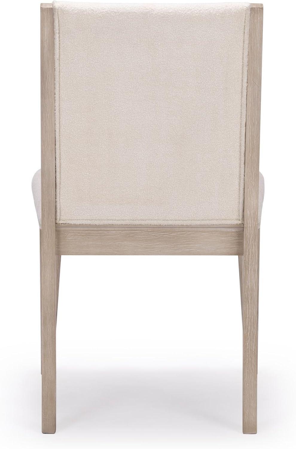 image:imagePlankBeam Sereno Dining Chair Set of 4 Wood Chair for Kitchen Table Contemporary Upholstered Cushion PecanIvoryAntique WhiteIvory