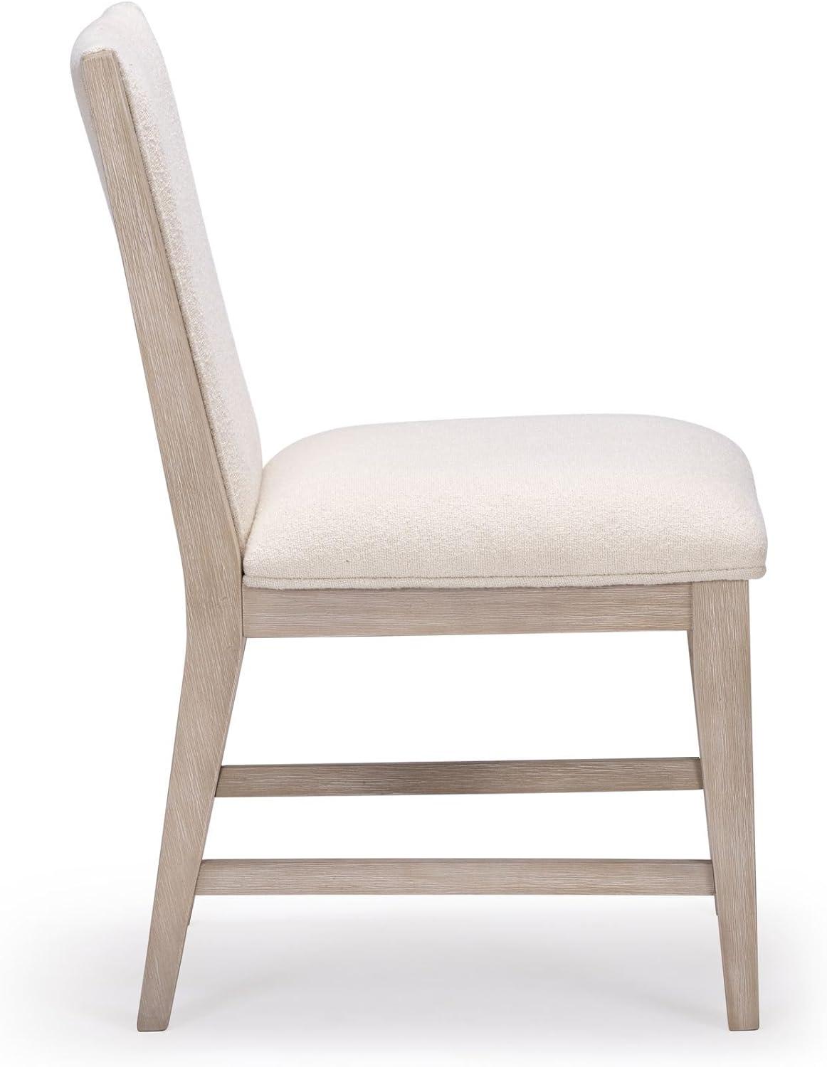 image:imagePlankBeam Sereno Dining Chair Set of 4 Wood Chair for Kitchen Table Contemporary Upholstered Cushion PecanIvoryAntique WhiteIvory