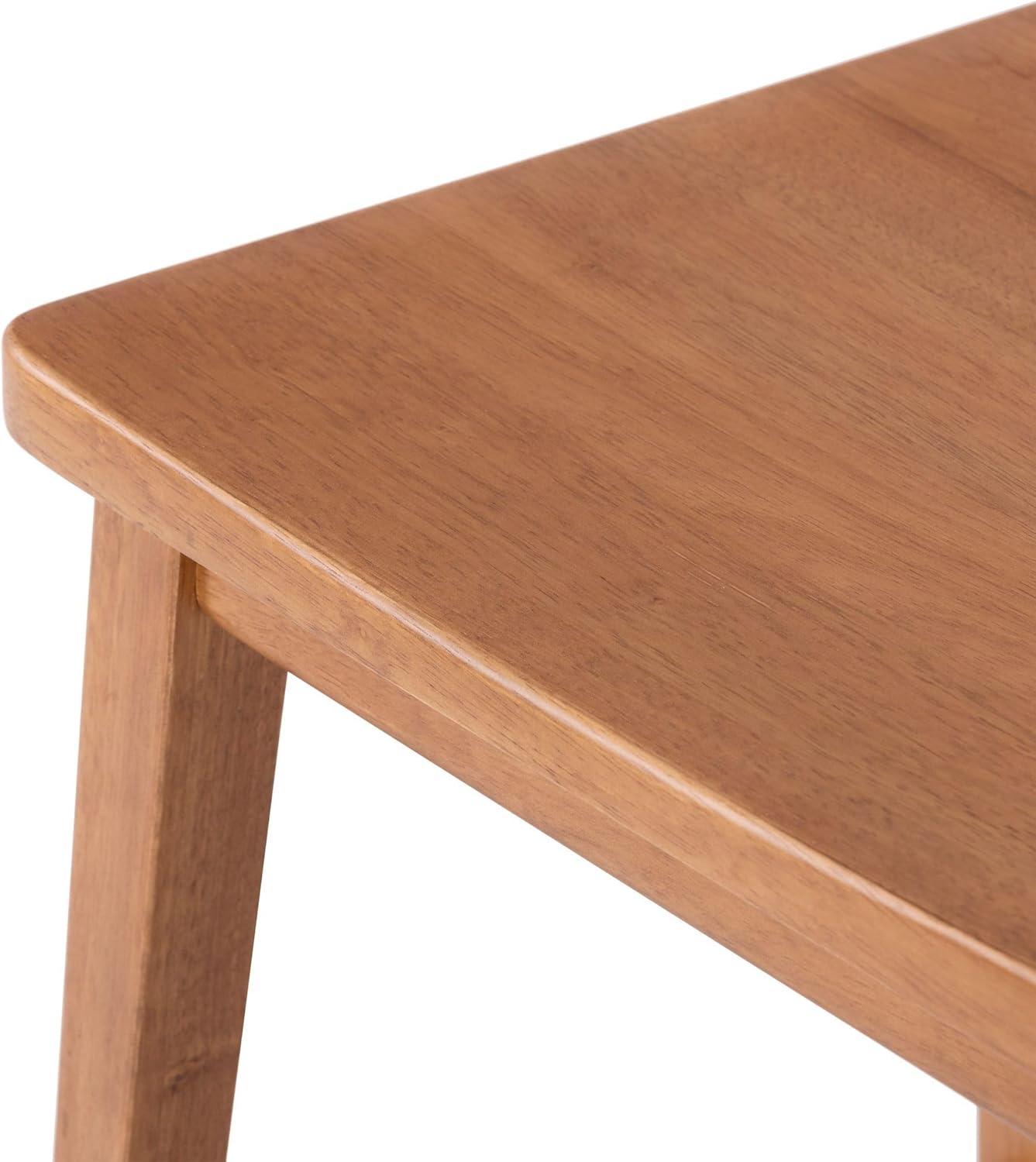 image:imagePlankBeam Smythe Bar Stool 30 Set of 4 Sturdy Wood Modern Kitchen Bar Height Stool Saddle Seat Backless Bar Chair Metal Footrest BlondePecan