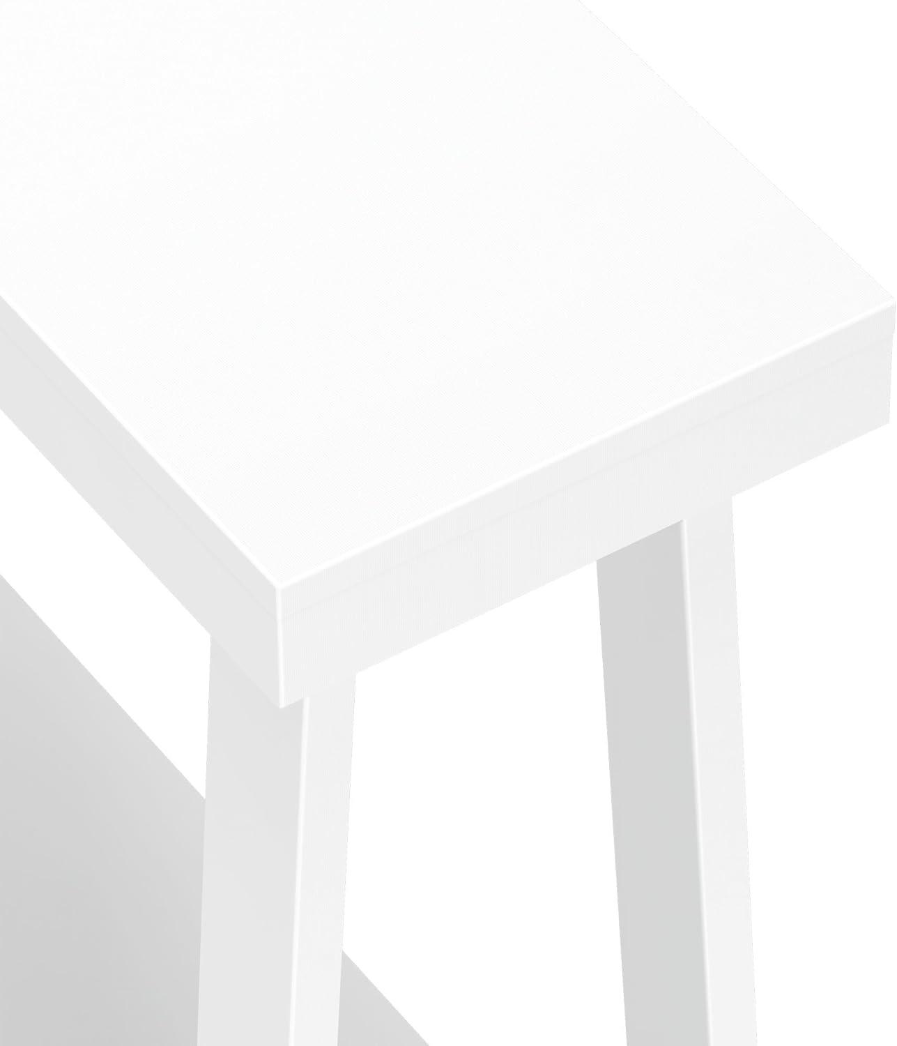 image:imagePlankBeam Solid Wood Console Table with Storage 46 Inch Sofa Table with Shelf Narrow Entryway Table for Hallway Behind The Couch Living Room Foyer Easy Assembly BlackWhite