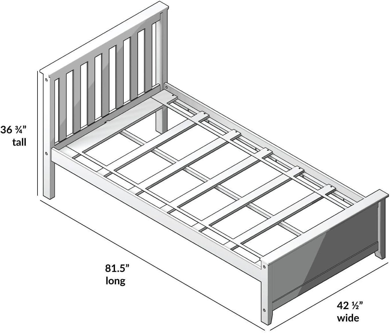 image:imagePlankBeam Solid Wood Full Bed Frame Platform Bed with Headboard WalnutClay