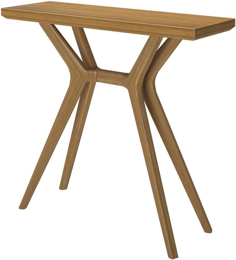 image:imagePlankBeam Verso Console Table 36 Inch Solid Wood Modern Sofa Table Narrow Entryway Table for Hallway Behind The Couch Living Room Foyer WalnutPecan