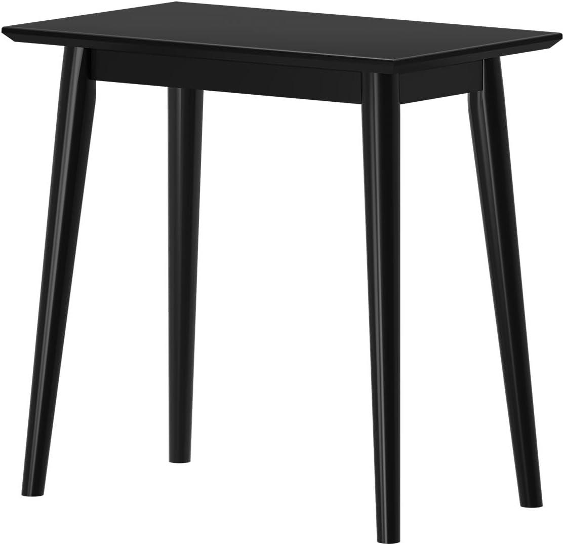 image:imagePlankBeam Wooden Side Table with Storage Mid Century Modern End Tables for Living Room Small Solid Wood Nightstand Bedside Tables Bedroom Furniture WhiteBlack
