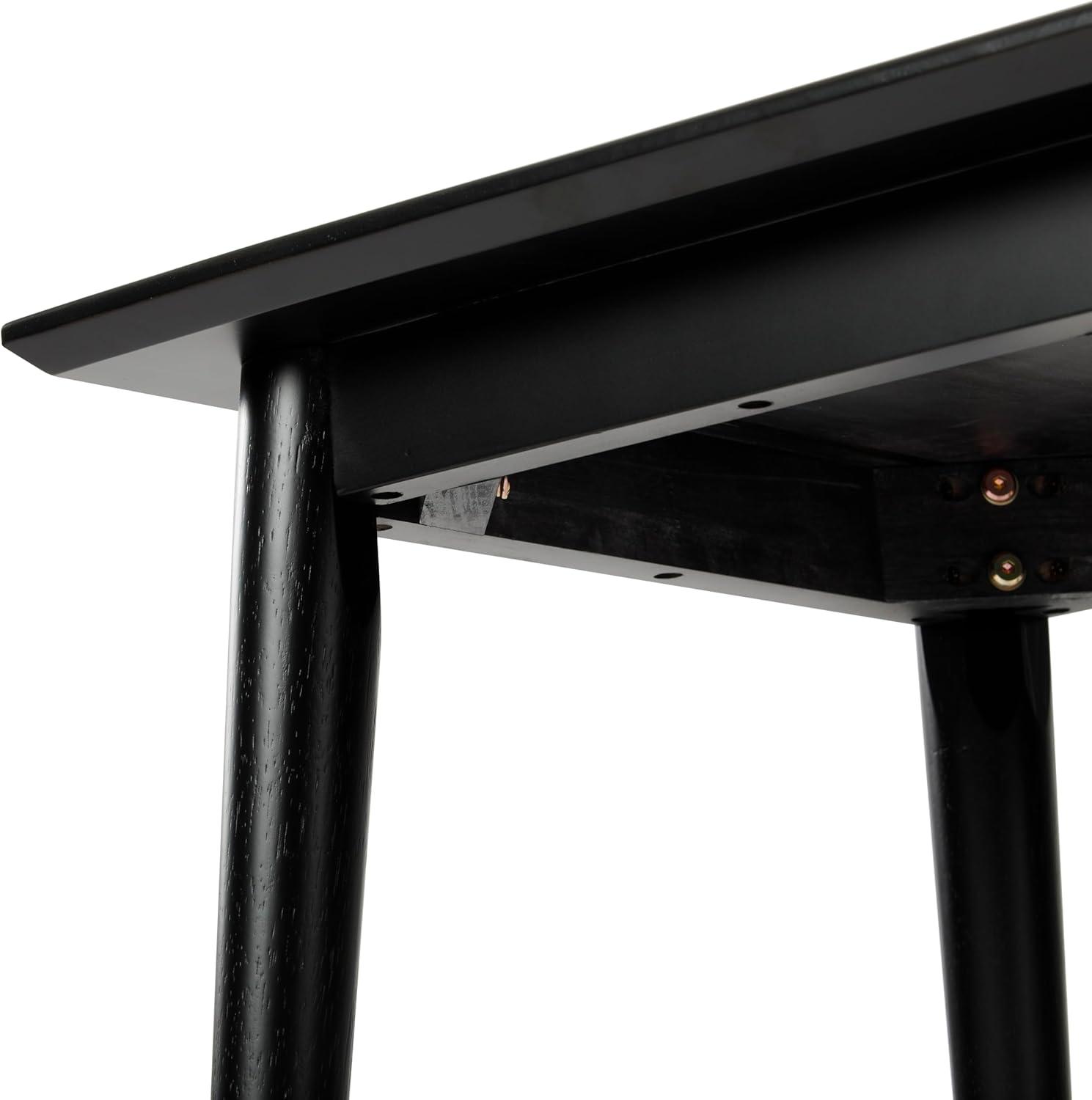 image:imagePlankBeam Wooden Side Table with Storage Mid Century Modern End Tables for Living Room Small Solid Wood Nightstand Bedside Tables Bedroom Furniture WhiteBlack