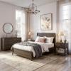 image:imagePlankBeam Contempo Wood Nightstand with 1 Drawer Wooden Side Table for Bedroom Storage Bedside End Table ClayClay