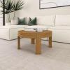 image:imagePlankBeam Contour Round Coffee Table 30 Inch Coffee Table Wood Coffee Tables for Living Room Modern Center Table Occasional Table for Small Spaces PecanPecan