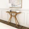 image:imagePlankBeam Verso Console Table 36 Inch Solid Wood Modern Sofa Table Narrow Entryway Table for Hallway Behind The Couch Living Room Foyer WalnutPecan