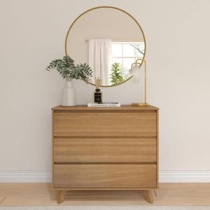 Plank+Beam 6 Drawer Dresser, Modern Storage Cabinet, Solid Wood Storage Drawers, Dressers & Chests of Drawers for Bedroom, Living Room Furniture, Pecan(Pecan)