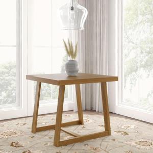 Plank+Beam Counter Height Dining Table, 41 Inch Solid Wood Kitchen Table, Farmhouse Dinette Table for 4, Compact Counter Table, Pecan Wirebrush(Pecan Wirebrush)
