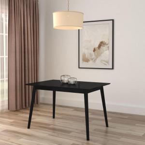 Plank+Beam Mid Century Modern Dining Bench, Black, 59 Inch, 2000314000-170(Black)