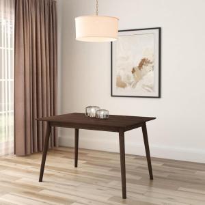 Plank+Beam Mid Century Modern Dining Bench, Black, 59 Inch, 2000314000-170(Walnut)
