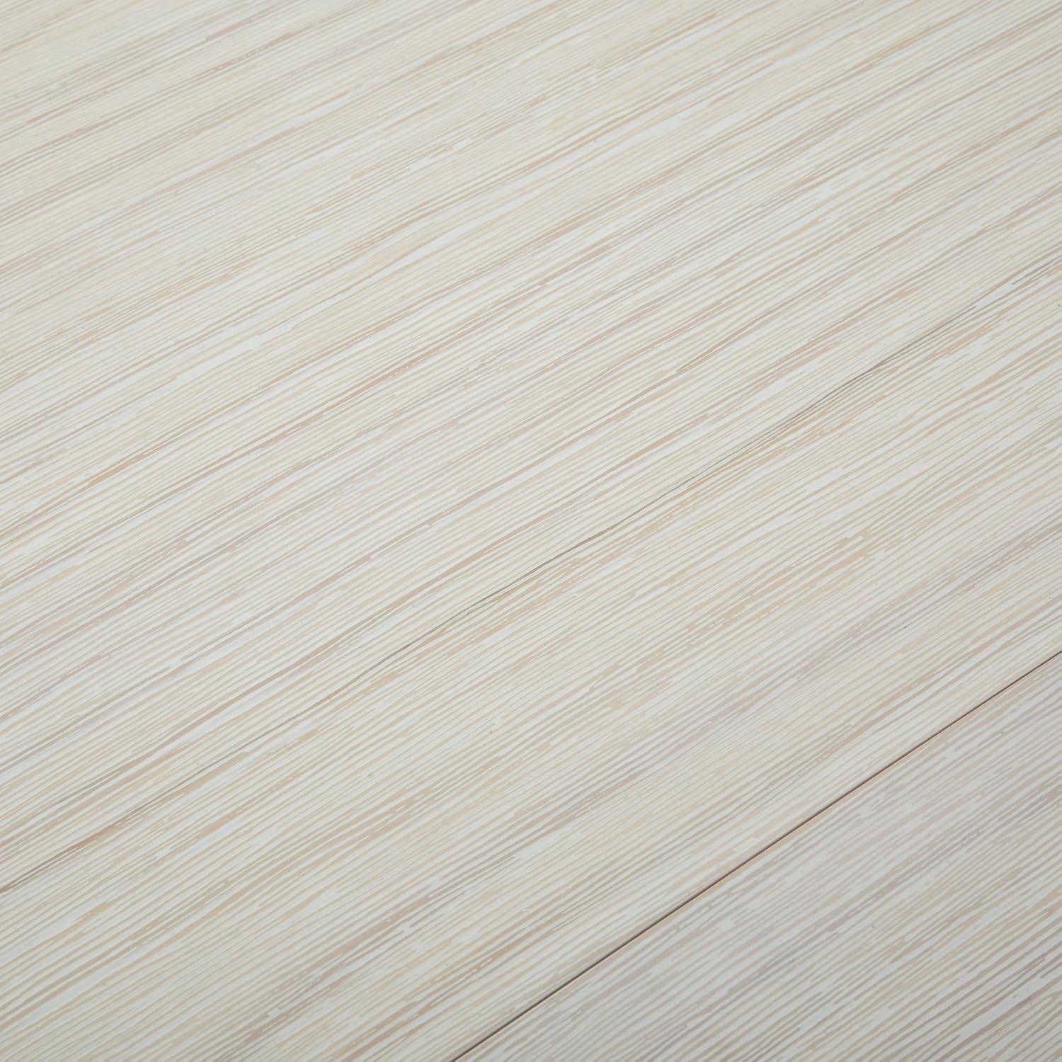 image:imagePlankBeam 60 Inch Dining Bench for Dining Room Table and Entryway Solid Wood Walnut Wirebrush FinishWhite Sand Wirebrush