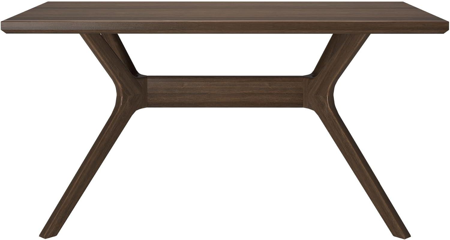 image:imagePlankBeam Verso Dining Room Bench 60 Inch Modern Dining Bench Wooden Bench for Dining Room Entryway Bench Minimalist Room Bench BlackWalnut