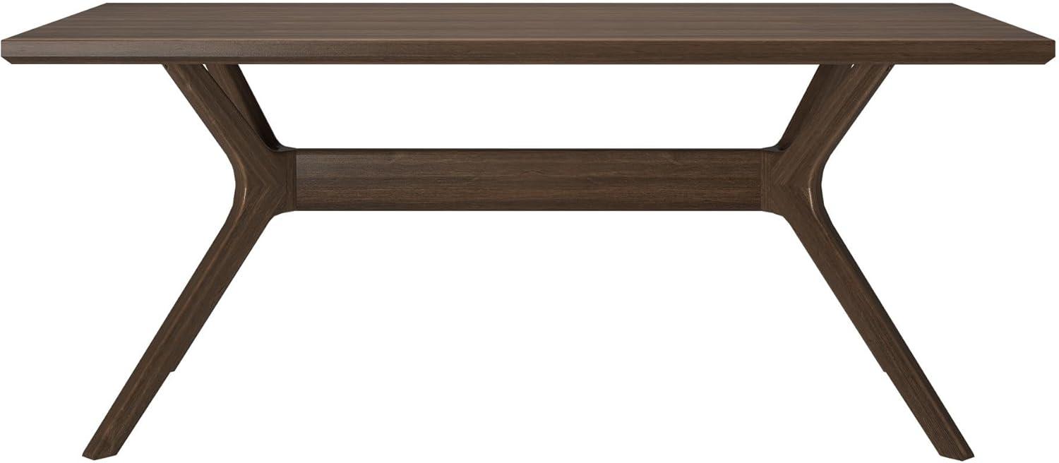 image:imagePlankBeam Verso Dining Room Bench 60 Inch Modern Dining Bench Wooden Bench for Dining Room Entryway Bench Minimalist Room Bench BlackWalnut