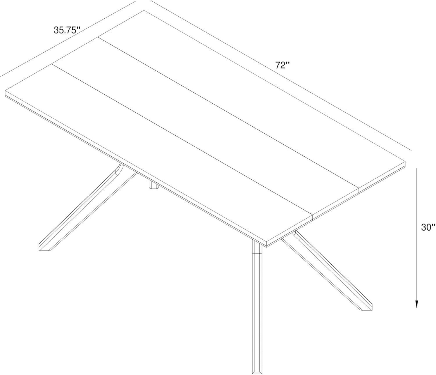 image:imagePlankBeam Verso Dining Room Bench 60 Inch Modern Dining Bench Wooden Bench for Dining Room Entryway Bench Minimalist Room Bench BlackWalnut